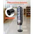 thumbnail image 3 of VEVOR Rotating Brochure Display Rack, 30 Pockets Mesh Magazine Literature Display Stand, Portable Floor Standing Magazine Rack, Metal Newspaper Catalog Holders for Shop Exhibitions Office Trade Show, 3 of 9