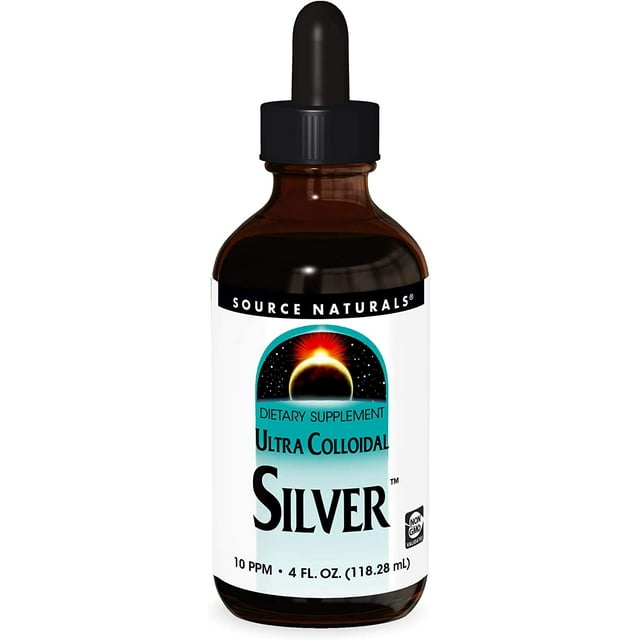 Source Naturals | Ultra Colloidal Silver, 10 PPM, 118.28 Ml
