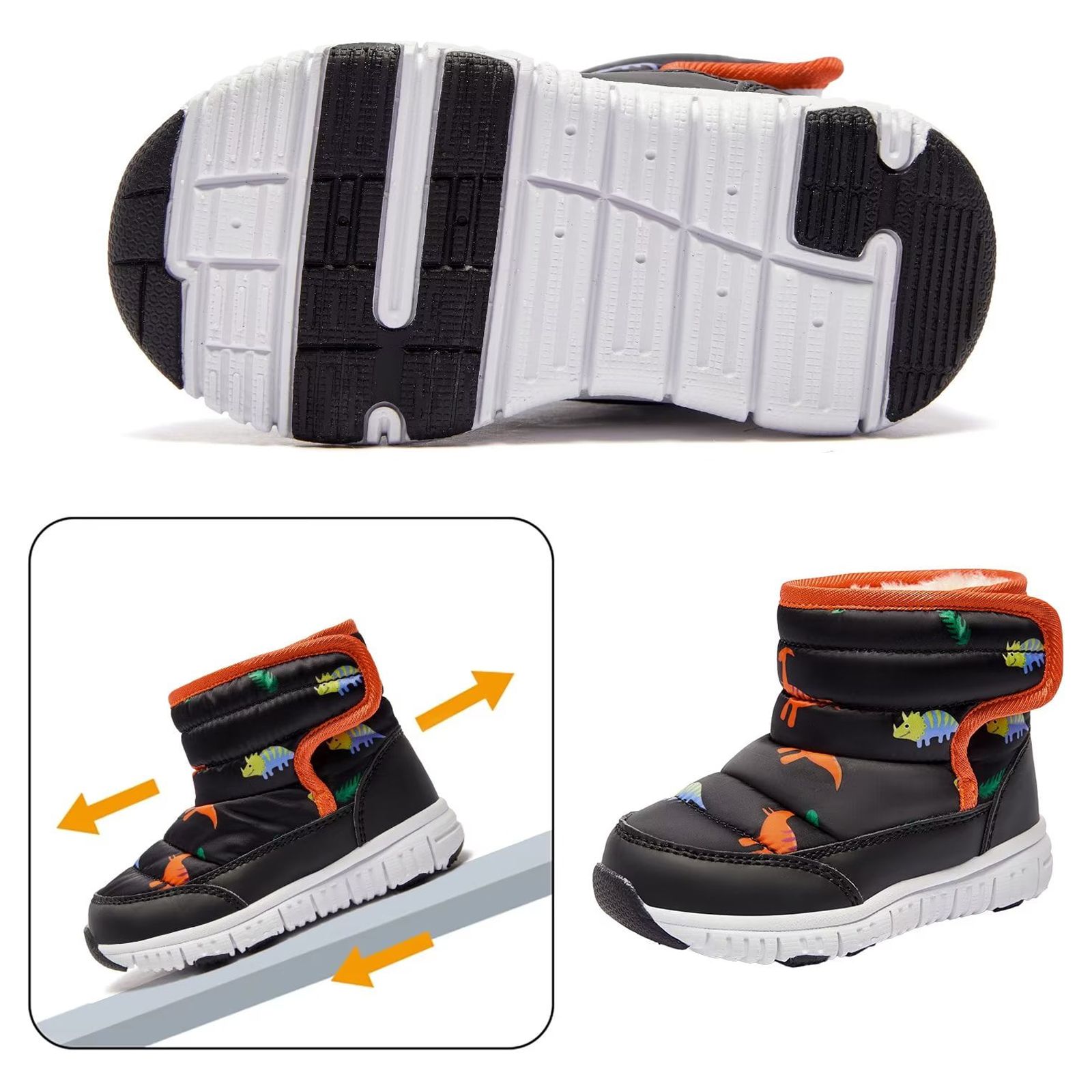 GUBARUN Kids Snow Boot Waterproof Slip Resistant photo 2