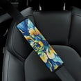 thumbnail image 5 of WYYP Flowers Car Seat Belt Pad Cover Ideal for Car Interior Accessories 2Pcs, 5 of 6