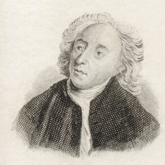 Alexander Pope 1688 To 1744 English Satirical Poet From Crabbs Historical Dictionary Published 1825 Canvas Art - Ken Welsh Design Pics (24 x 24)