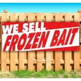 thumbnail image 1 of We Sell Frozen Bait 13 oz Vinyl Banner With Metal Grommets, 1 of 4