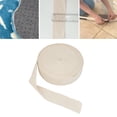 thumbnail image 5 of 50 Yards Herringb Tape Ribbon, Cotton Twill Tape Ribbon for Sewing, Natural Webbing Tape Bias Binding Tape for DIY Craft, 5 of 10