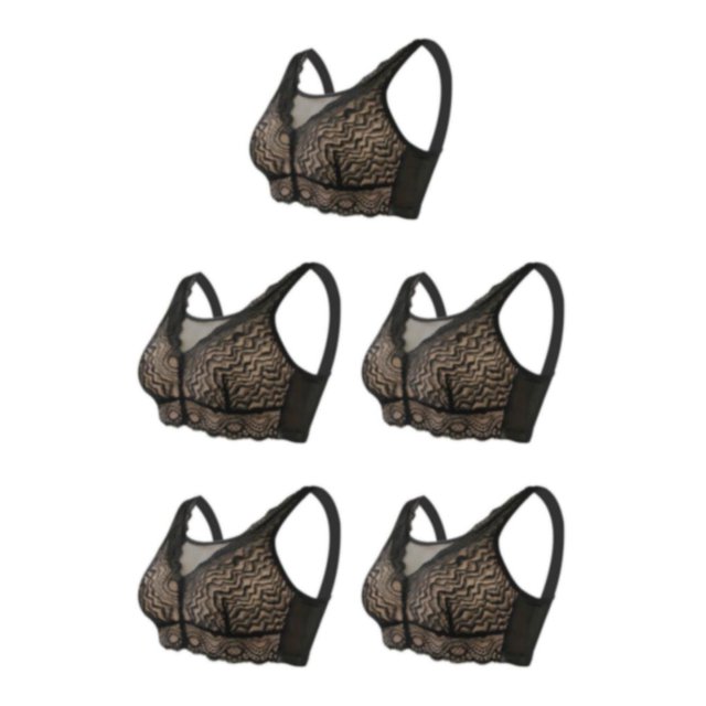 maskred Cotton Breast Forms False for Drag Mastectomy Queen Cosplay Black 80C 5Set