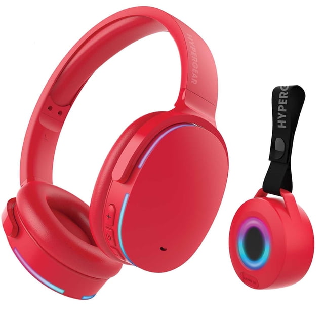 Audifonos y bocina combo HYPERGEAR Rojo Stereo HFP Bluetooth 5.3