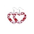thumbnail image 1 of Sonducket Pendientes de cuero en forma de corazón, colgante de oreja, aro exagerado, pendiente colgante hueco, regalo del Día de San Valentín, favores Ropa, zapatos y accesorios Miscelánea tipo 12 Sonducket AP010114-12, 1 of 6