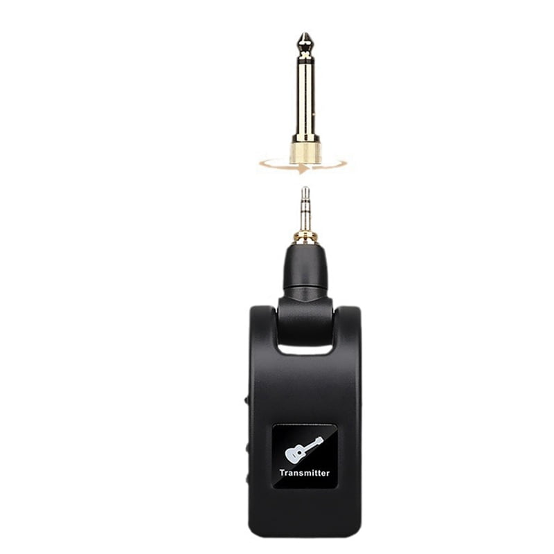 10X Guitar Wireless System Audio Transmitter Receiver USB Rechargeable Wireless System for Electric Guitar Bass