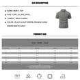 thumbnail image 2 of Men's 2 Pieces Casual Beach Outfits Short Sleeve Button Down Shirt and Shorts Set Lapel Collar Drawstring Textured Outfits Summer Beach Vacation Comfortable Athletic Shirts and Pants Set,Black 2XL, 2 of 6