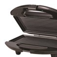 thumbnail image 2 of Brentwood TS-246 - Panini maker - 650 W - Noir/acier Inoxydable, 2 of 6