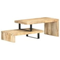 thumbnail image 1 of vidaXL 2 Piece Coffee Table Set Solid Mango Wood, 1 of 4
