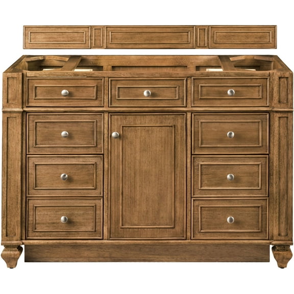 James Martin Vanities 157-V48-SBR Bristol 48" Single Basin Hardwood Vanity Cabinet Only -