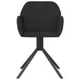 thumbnail image 2 of vidaXL Swivel Dining Chairs 2 pcs Black Velvet, 2 of 5
