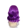 thumbnail image 3 of Peluca para cosplay Descendants Mal Anime, sintética, color morado, para Halloween, 3 of 3