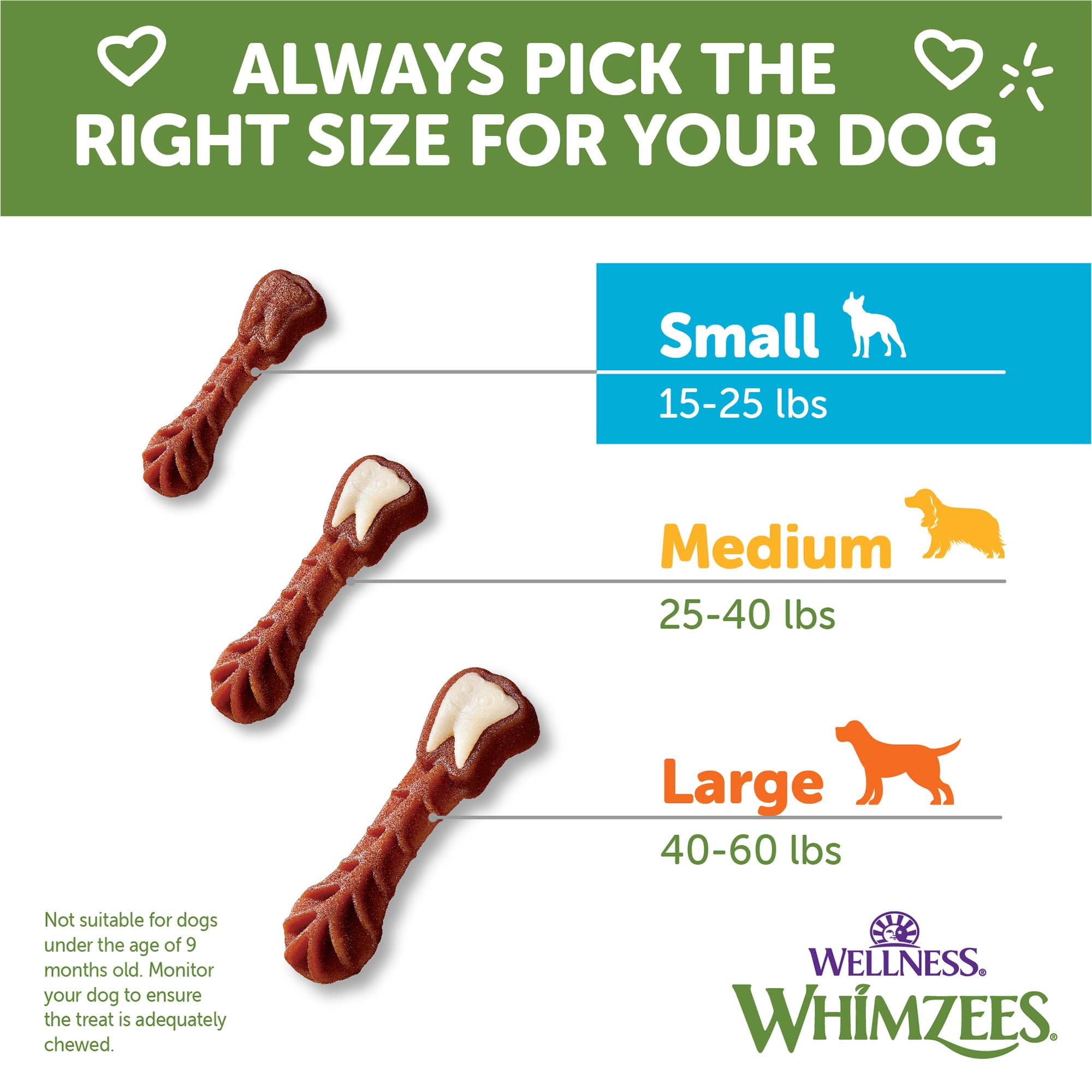 Wellness WHIMZEES Variety Pack Natural Dog Dental Treat, Chews, Freshens Breath, Small Size, 29.6 oz Box, 56 Count