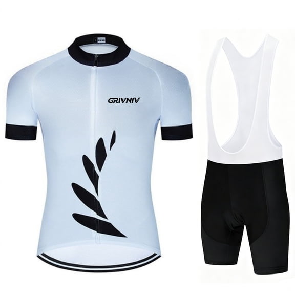 Men's Cycling Jersey Sets Road Bike Jersey Bicycles Clothing, Bib Shorts with Pockets Padded