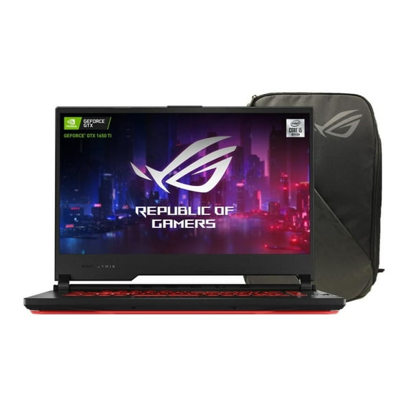 Laptop Gaming Asus Rog G512LI-BLACK GTX 1650Ti Intel Core i5 Gen 10th 16GB  RAM 512GB SSD más Mochila