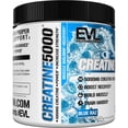 thumbnail image 3 of Evlution Nutrition Creatine 5000 - Supports Faster Recovery, Lean Muscle Growth & Performance - Pre & Post Workout Powder - 5000mg Pure Creatine Monohydrate Per Serving - 40 Servings - Blue Raz, 3 of 5