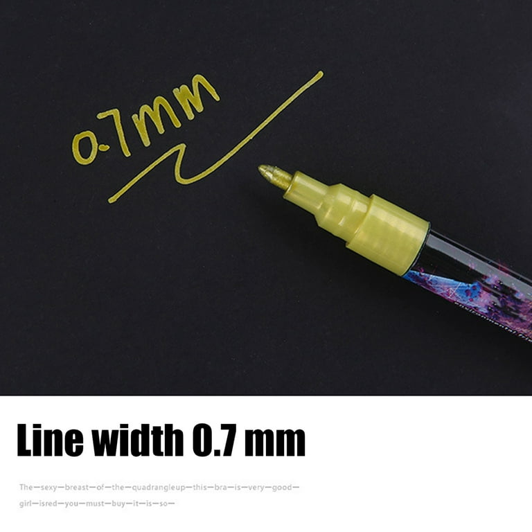 LIGHTWISH Arrtx Metallic Paint Pens 18 Colors Metallic Brush Marker an –  Hint Capital