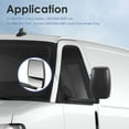 thumbnail image 7 of MOSTPLUS Pair Manual Folding Tow Mirrors Assembly for 2003-2017 Chevy Express GMC Savana, 7 of 7