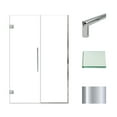 thumbnail image 2 of Transolid Ehtb495257610c-T Elizabeth 76" High X 49-1/2" Wide Hinged Semi Frameless Shower, 2 of 7