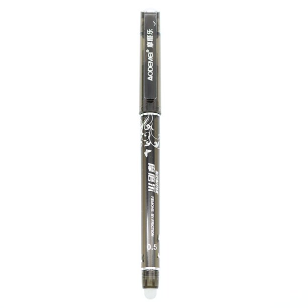 Bolígrafo mágico borrable para niños, recarga de tinta negra/azul oscuro/roja, 0,5mm, papelería para estudiantes, regalo, recargas y borradores