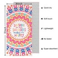 thumbnail image 5 of Novforth Microfiber Sand Free Beach Towel，72"x36"Oversized Lightweight Microfiber Super Absorbent Quick Fast Dry ，Outdoor Travel Swim Towel for Adults Women Men - Iridescent letter, 5 of 8