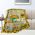 thumbnail image 3 of Couverture Foi Tournesol Colibri Décor Couverture de Prière Cadeaux, 3 of 9