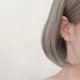 thumbnail image 4 of 2 Pairs 999 Sterling Silver Stud Earrings, Hypoallergenic Studs, Small Earrings from 1.5mm to 4mm, Exquisite Jewelry for Women and Men (Little Crown)-, 4 of 4