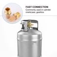 thumbnail image 4 of Shisuyan 10Pcs Pneumatic Muffler Silencer Small Engine Muffler Brass Golden Noise Reduction, 4 of 9