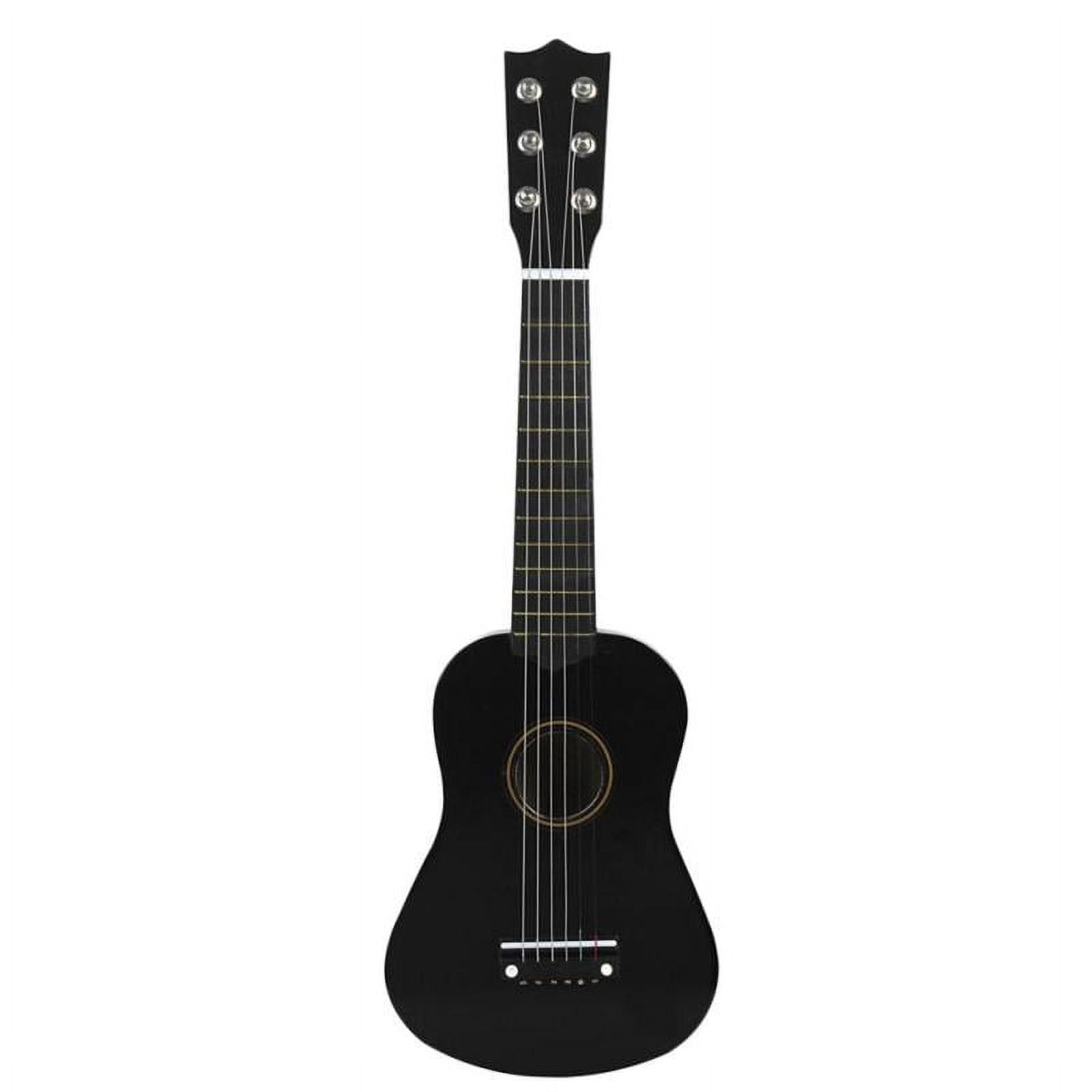 21inch Durable Solid Wood Acoustic Guitar - Black