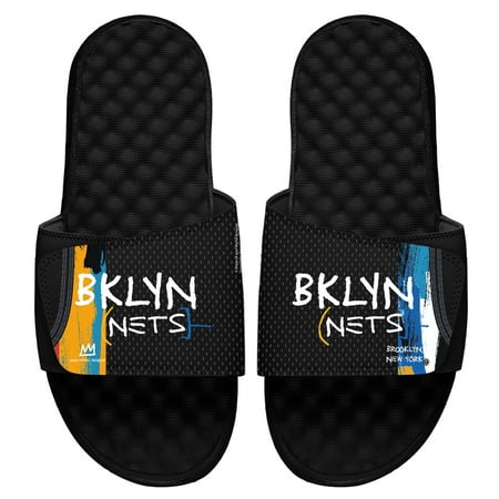 

Men s ISlide Black Brooklyn Nets 2020/21 City Edition Jersey Slide Sandals