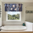 thumbnail image 3 of Rustic Valances 54" W x 18" L - Butterfly Daisy American Country Farm Style Kitchen Curtains Valance for Windows Rod Pocket Farmhouse Kitchen Decor Decorations, 3 of 5