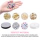 thumbnail image 3 of Arcilla Polimérica Diy Perlas Planas De Arcilla Flake Shell Pieza De Cerámica Suave Perlas De Cerámica Suave Disco De Color En Caja Kit De Fabricación De Joyas Bohemias 5000 Unids 6Mm Perlas Sweethay HA022097-00, 3 of 7