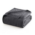 thumbnail image 3 of IR Imperial Rooms Fleece Bed Blanket 310 GSM Microfiber Lightweight Warm Winter Blanket Fluffy Cozy Plush Throw Gray Twin Size, 3 of 16