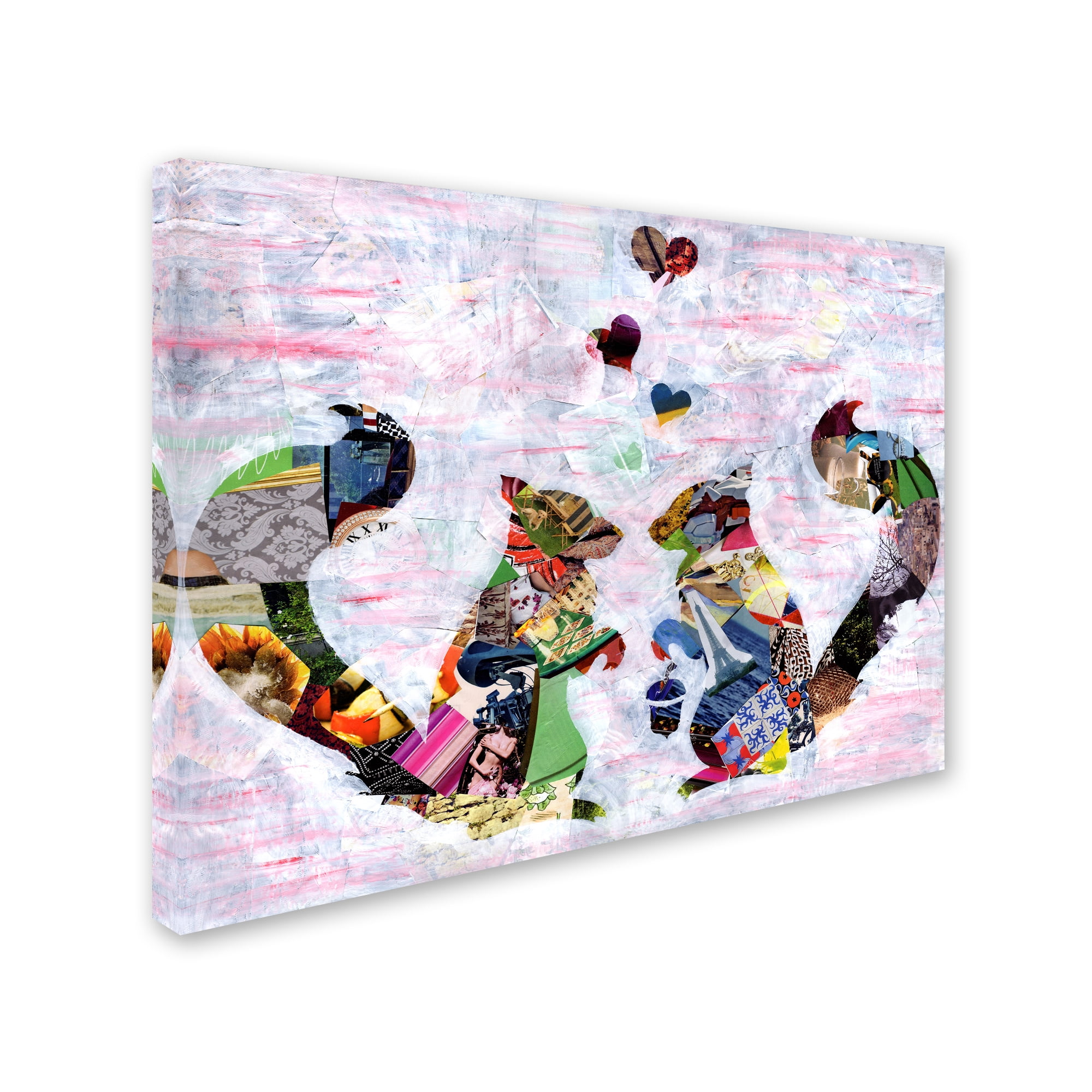 Trademark Fine Art 'Squirrels' Canvas Art by Artpoptart