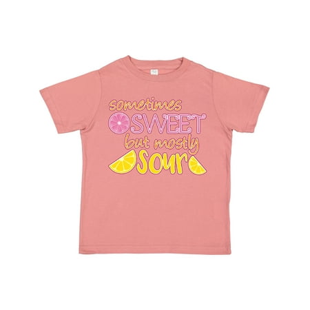 

Inktastic Sometimes Sweet but Mostly Sour Pink and Yellow Lemons Gift Toddler Boy or Toddler Girl T-Shirt