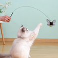 thumbnail image 2 of Palo Para Jugar Con Mascotas Para Cambiar La Cabeza Juguetes Para Gatos Para Su Propio Placer Plumas Relajantes Simulación De Pájaros Suministros Para Gatos, 2 of 4