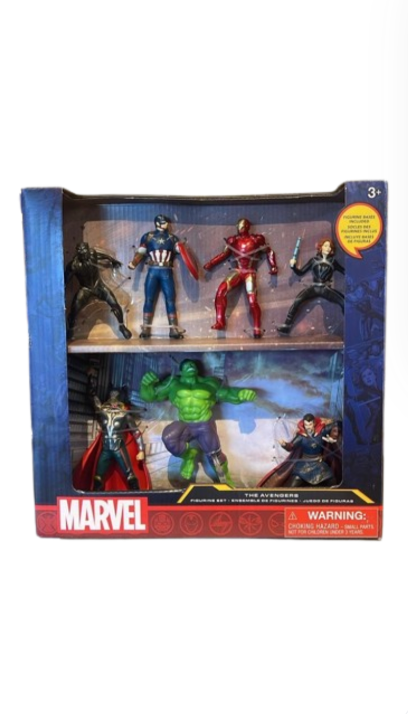 Marvel Avengers 16-Piece PVC Mega Figurine Playset (2024