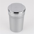 thumbnail image 3 of Car Ashtray-2-in-1 Bucket Smokeless Ashtray Car Trash Can with Blue LED Light Mini Detachable Stainless Steel Ash Tray Trash Bin for Most Auto Cup Holder, 3 of 3