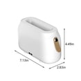 thumbnail image 3 of MORESEC Flame Diffuser,Humidifier,Portable-Noiseless Aroma Diffuser For Home,Office Or Yoga Oil Diffuser, Oil Diffuser Deals of the Day Clearance Prime, White, 3 of 9