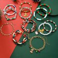thumbnail image 1 of Xihbxyly Oferta Del Dia Pulsera Navideña de Perlas, Pulsera Mixta, Muñeco de Nieve, Adorno para Árbol de Navidad, Juego de Pulseras Navideñas, 12 Piezas, Unisex, Decoración Exquisita, 1 of 6