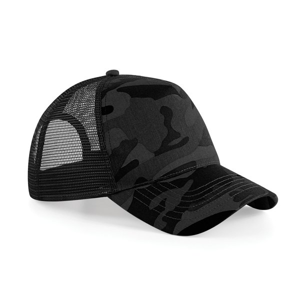 Beechfield - Gorra Camuflaje transpirable - Verano/Playa (Camuflaje medianoche)