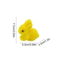 thumbnail image 3 of Easter Bunny Foam Colorful Rabbits Flocking Rabbits Easter Party Ornament Wreath Flower Branch Accessory Decoration, 3 of 6