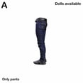 thumbnail image 3 of 1/6 Scale Male Jeans Pants Trousers for 12-inch Action Figures, Fashion Doll Clothing Accessories, 3 of 6