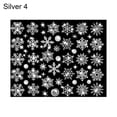 thumbnail image 2 of Christmas Static Stickers Easy to Use Removable PVC Glitter Windows Static Snow Flower Sticker for Home, 2 of 4