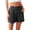 Black, variant on Women's Elastic High Waisted Shorts Wide Leg Pleated Dressy Shorts with Pockets Summer Business Casual Work Clothes, S-2X