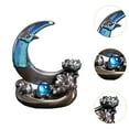 thumbnail image 6 of deevoka Moon Backflow Burner Art Crafts Figurine for Office Living Room Desk, 6 of 9
