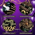 thumbnail image 4 of Colorful Fireworks Happy New Year Banner Golden Lettering 2026 New Year Display Festive Design Sparkling Elements New Year Backdrop for New Year Party 2026 Celebration Holiday Gathering, 4 of 9