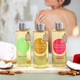 thumbnail image 3 of Bath and Body Oil with Sweet Almond Jojoba, Shea Butter, Rose Water, Coconut Bath Oils Gift for Women, Multiuse Oil for Hair Dry Skin 26.4 fl oz (Pack of 3), 3 of 9