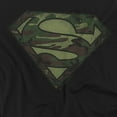 thumbnail image 2 of Superman T-Shirt Camo Logo Distressed Unisex Graphic Tee For Men & Women, 2 of 7